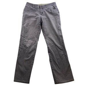 Kuhl Womens Pants Size 8 Straight Casual Classic Mid Rise Gray Cotton Travel